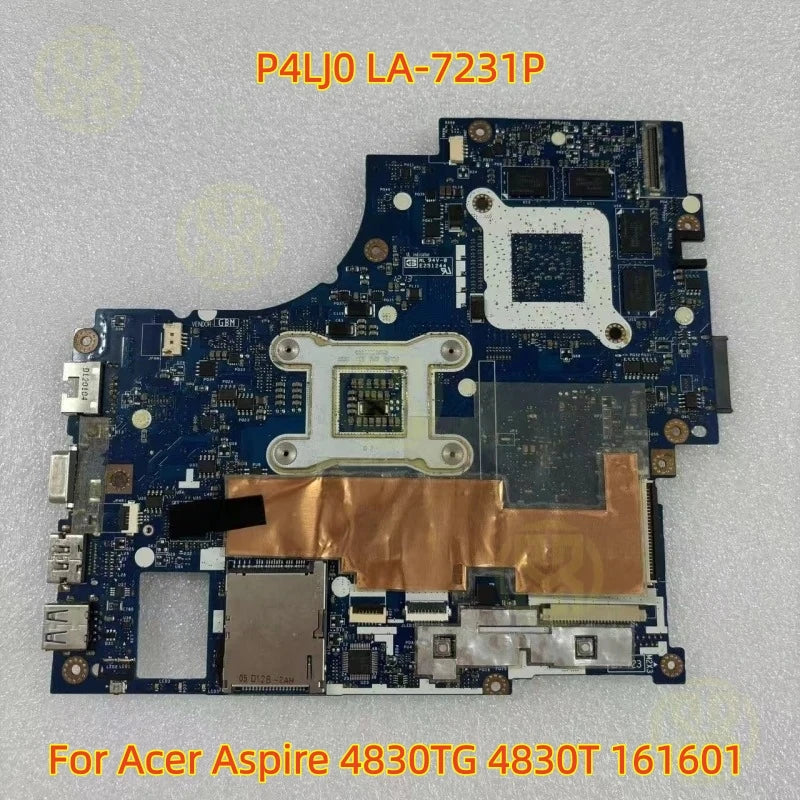 P4LJ0 LA-7231P MBRGM02001 Motherboard GT540M 2GB Acer Aspire 4830TG