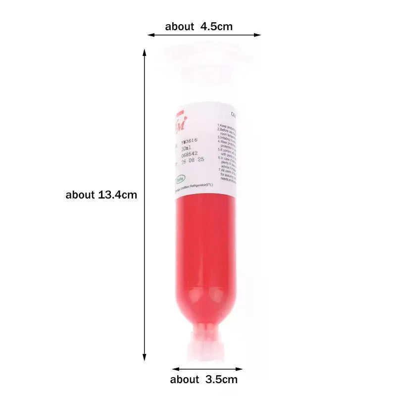 SMT Red Epoxy Adhesive Glue – BGA SMD IC Stencil Repair