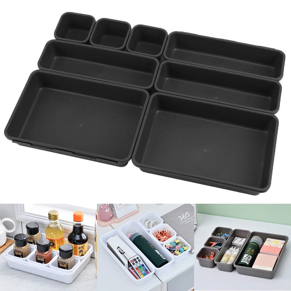 Make Up Organizer Box Storage Drawer Closet Cover Kitchen Bathroom