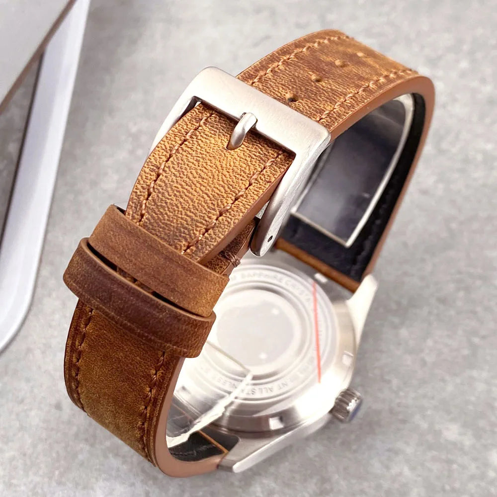 Titanium 39mm Tandorio 20ATM Dive Miyota NH35 PT Automatic Mechanical Watch Men Sapphire Leisure Wristwatch Waterproof Watches Zpaxo