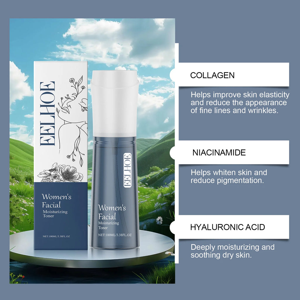 EELHOE Niacinamide Brightening Toner with Hyaluronic Acid Facial Toner Zpaxo