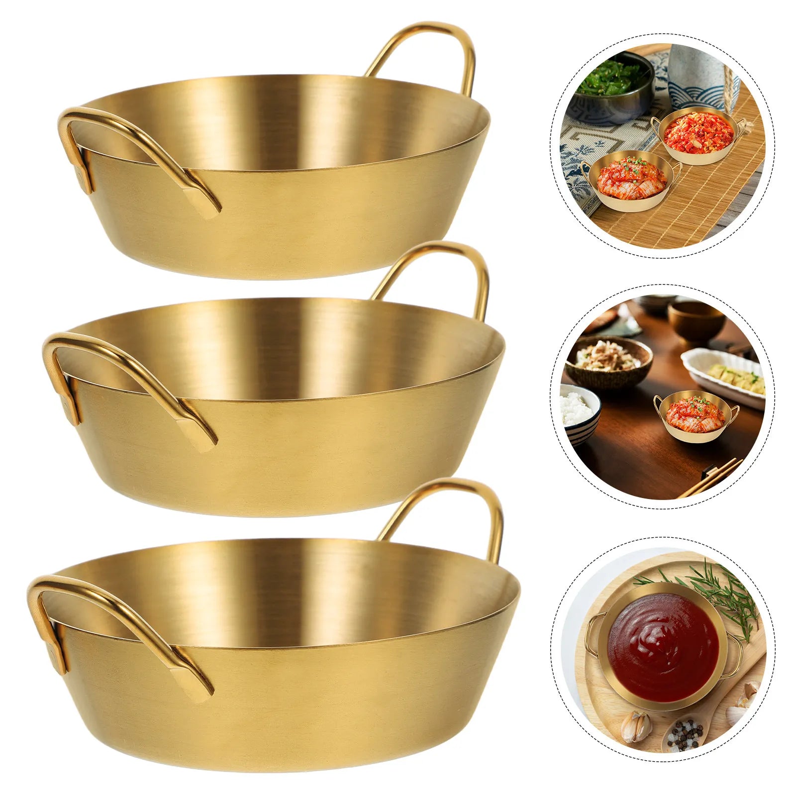 Stainless Steel Kitchen Bowls Multi Functional Food Prep Salad