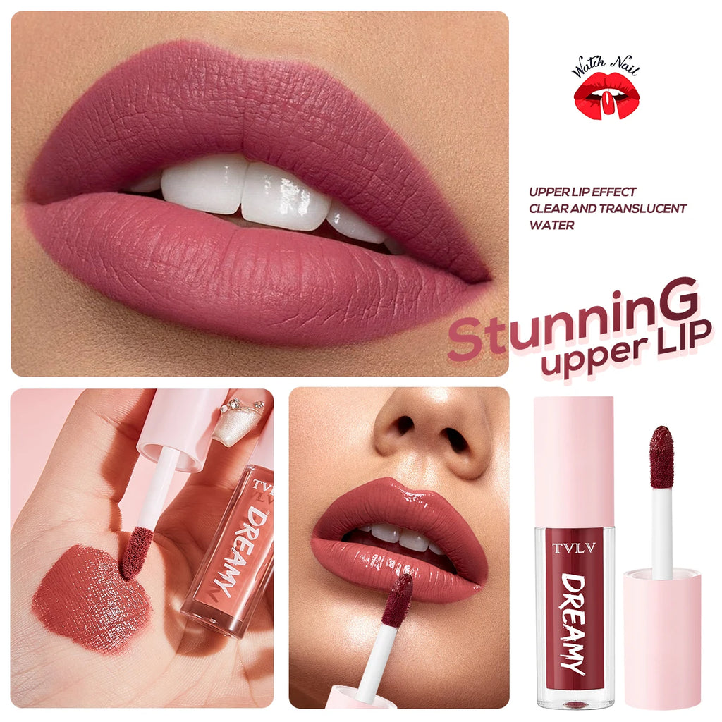 Matte Lip Gloss Long-lasting Waterproof Lightweight Natural Makeup