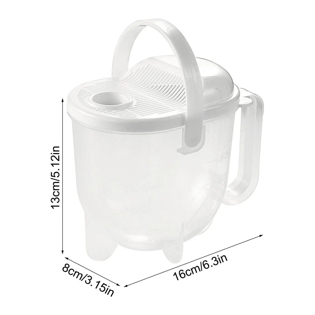 Rice Washer Kitchen Colanders Strainer Bowl with Lid Household Vegetable Washing Strainer for Home Hotel Restaurant Zpaxo