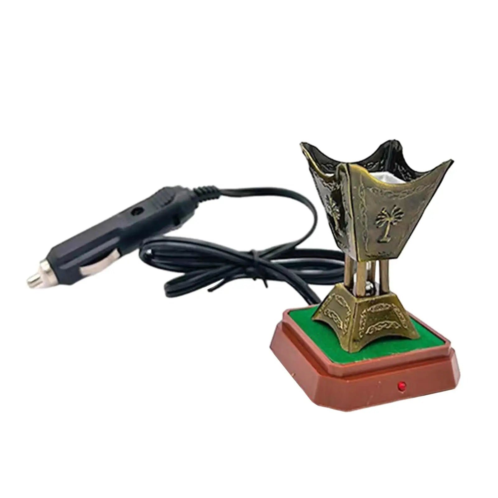 Car Incense Burner Retro Incense Towers Plug in Incense Burner for Car for Car Office Home Bedroom Table Centerpieces premium Zpaxo Blue