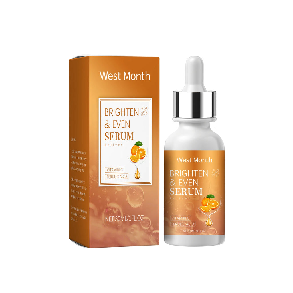 West Month Vitamin C Brightening Serum Reduce Melanin Brighten Even Zpaxo 30ml boxed