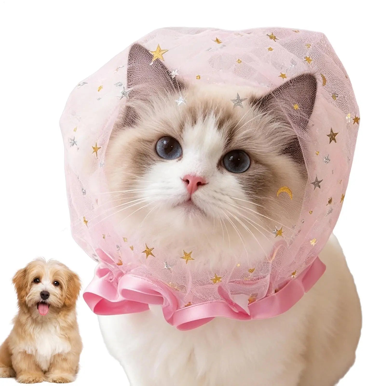 1PC Pet Mesh Head Cover for Dogs Anti-Eating Stray Headgear Breathable Portable Outdoor Walking Muzzle Sleeve Pet supplies Zpaxo