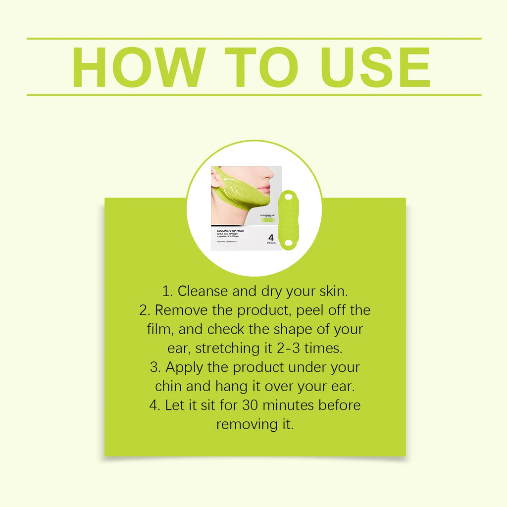 Centella Asiatica Face Lifting Mask – Firm & Contour Skin Face Lifting Mask Zpaxo