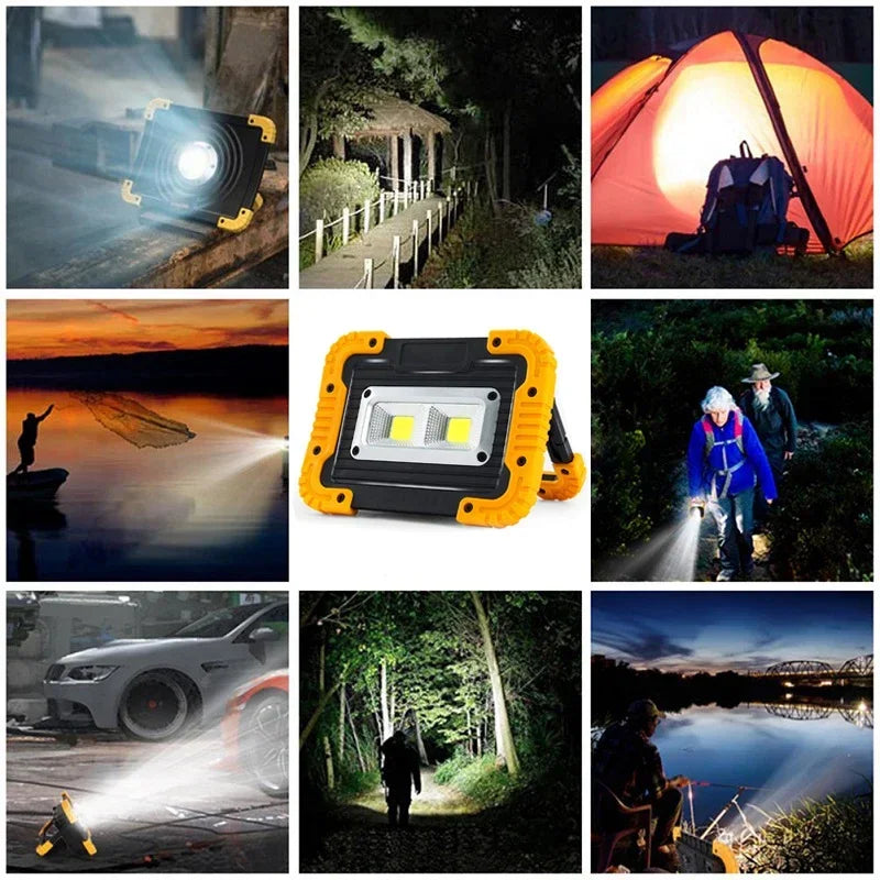 POCKETMAN 8000LM COB LED Work Light – Rechargeable Flood Lantern