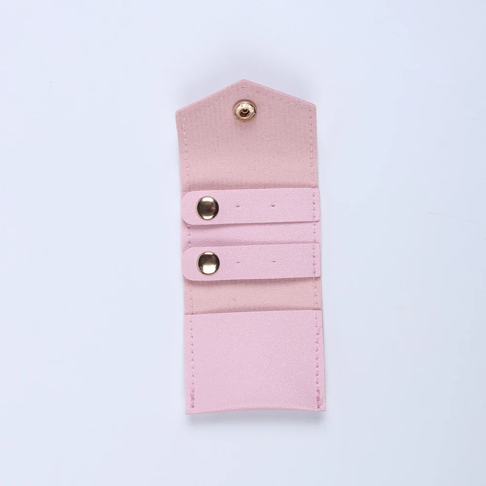 Mini Jewelry Bag with Buckle Travel Foldable Jewelry Organizer Pouch for Rings Earrings Bracelets Necklaces Zpaxo