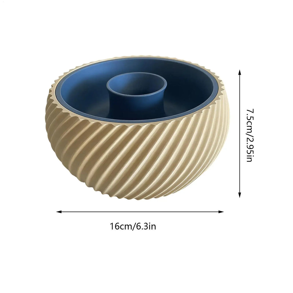 Nut Bowl Double Layer Serving Container with Storage Nut Serving Bowl for Kitchen Table Counter Party Home Dining Room Picnic Zpaxo