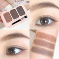 Three-color eyebrow powder: natural three-dimensional eyebrow powder, easy to apply makeup, waterproof and non-refuge, daily Zpaxo 9201-01