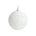 8CM Foam Christmas Ball Ornaments – Holiday Tree Decorations Christmas Ball Ornament Zpaxo White