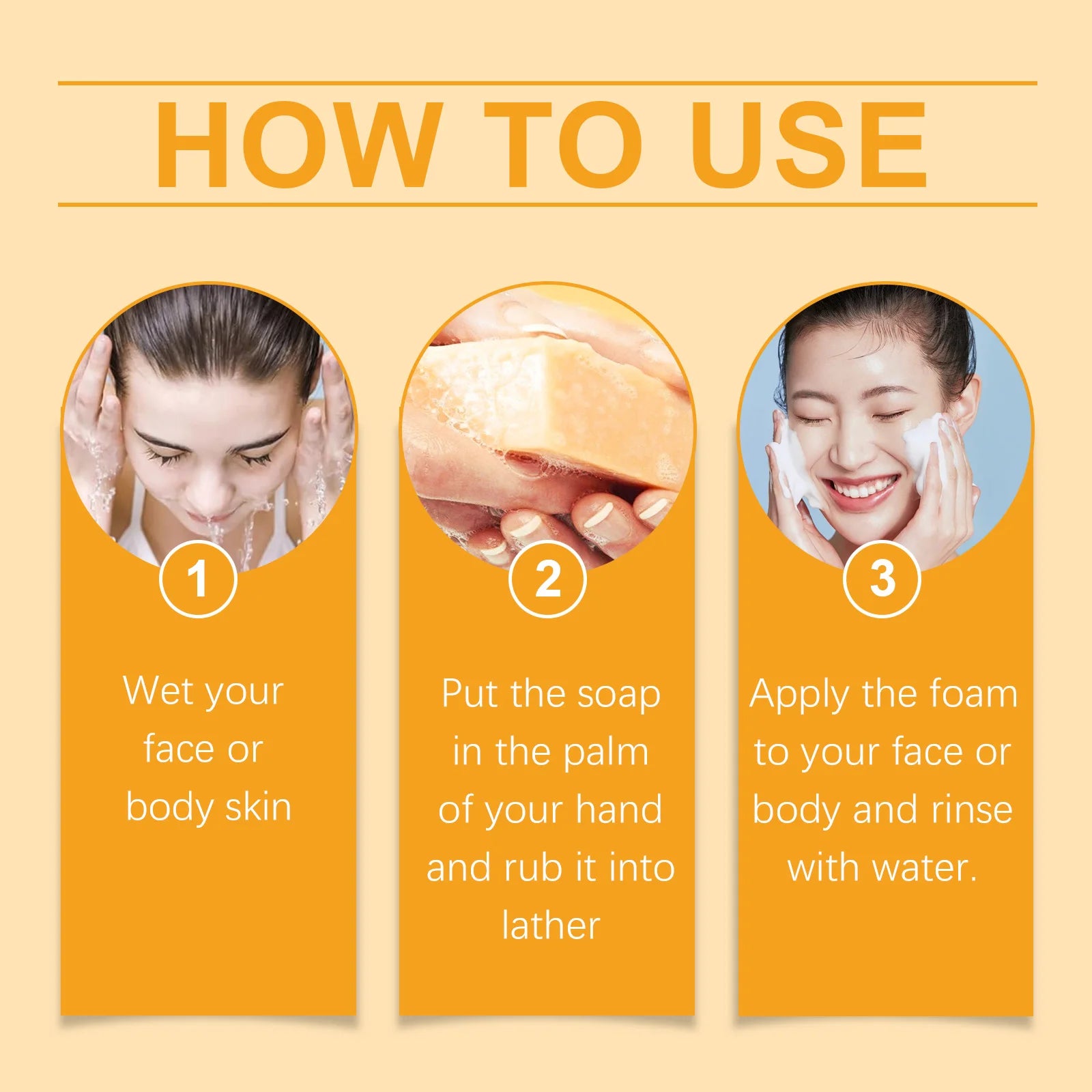 Lemon Turmeric Soap Brightening Face and Body Bar Gentle Cleanser Glowing Moisturizing Non Irritating for Sensitive Skin 100g Zpaxo