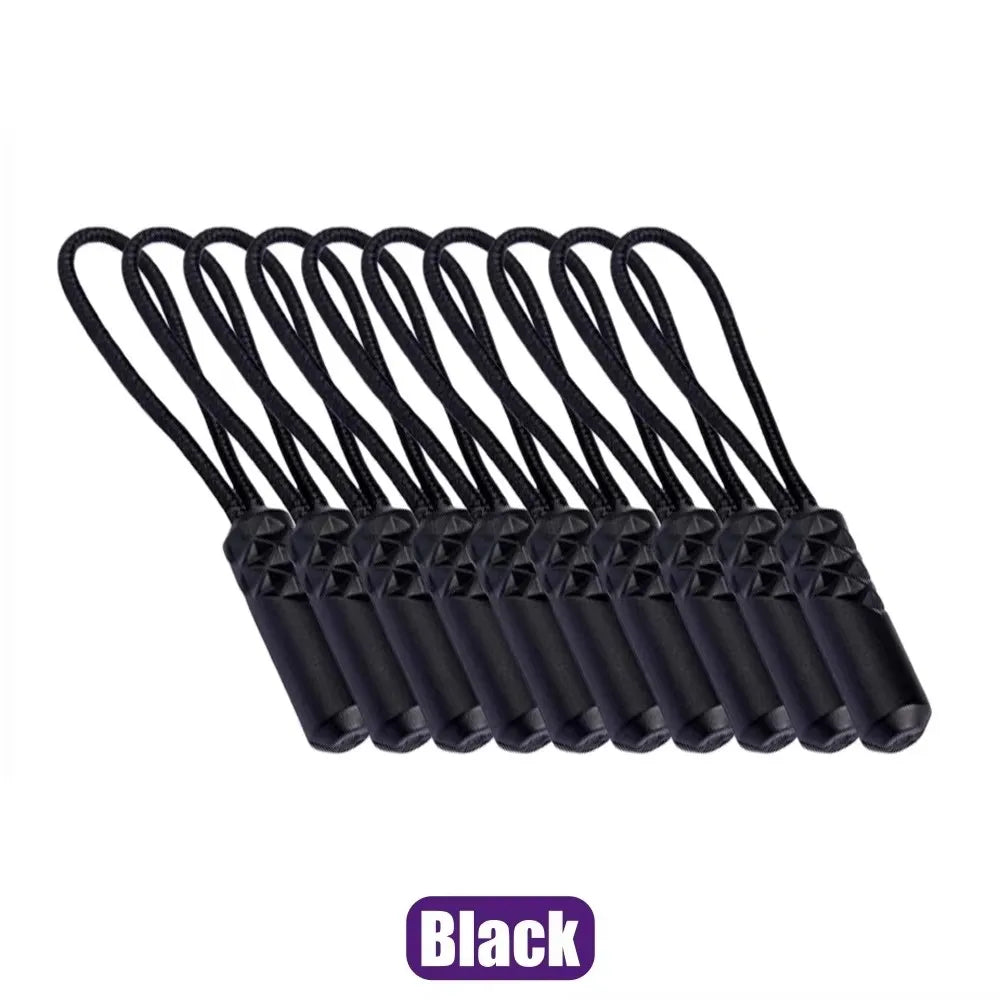 Zipper Pull Cord Replacement Clips for Bags & Jackets – 10/20pcs