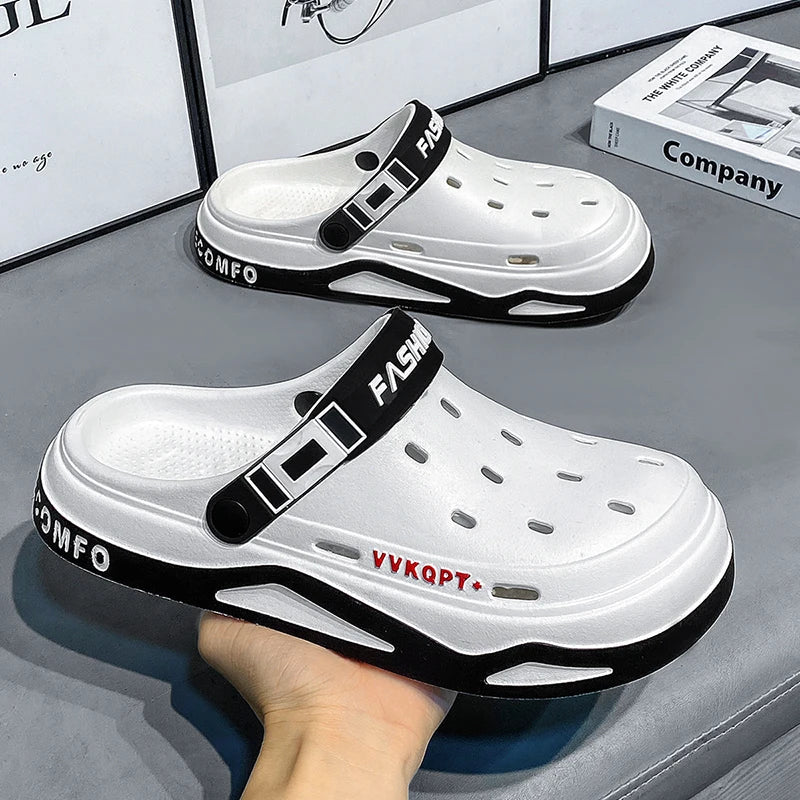 Fashion Men Summer Hole Garden Shoes Breathable Outdoor Sandals