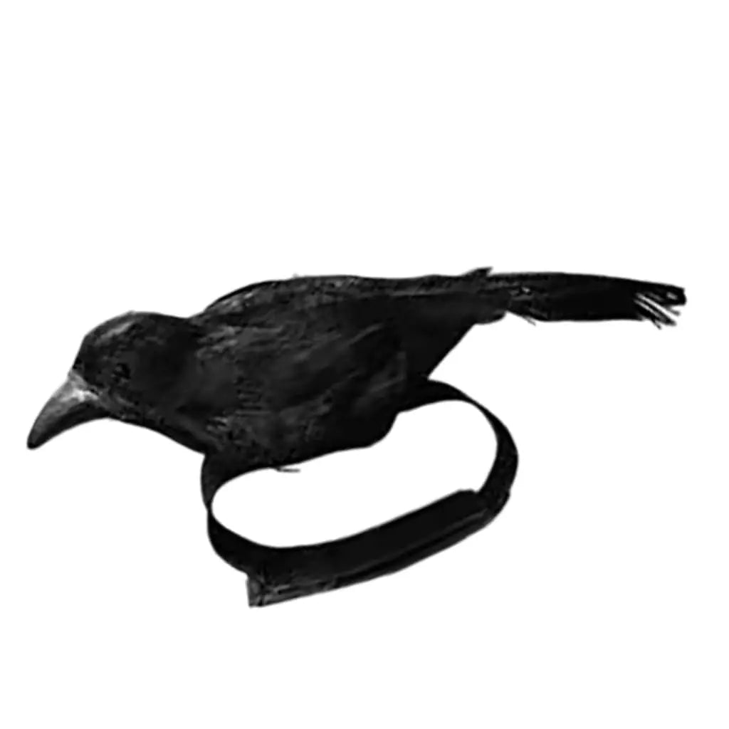 Halloween Exaggerated Forest Crow Headband Creative Feather Black