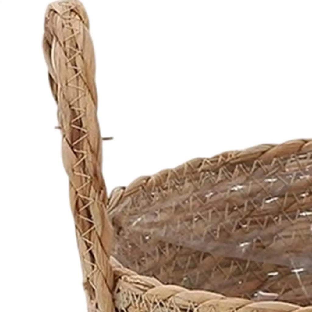 Wicker Rattan Straw Planter Basket – Home & Garden Decor Wicker Planter Basket Zpaxo