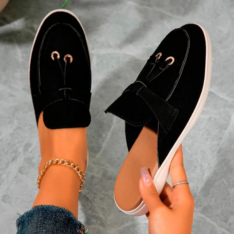 Women's Sneakers Flat Casual Shoes Slip Ladies Loafers Vulcanized