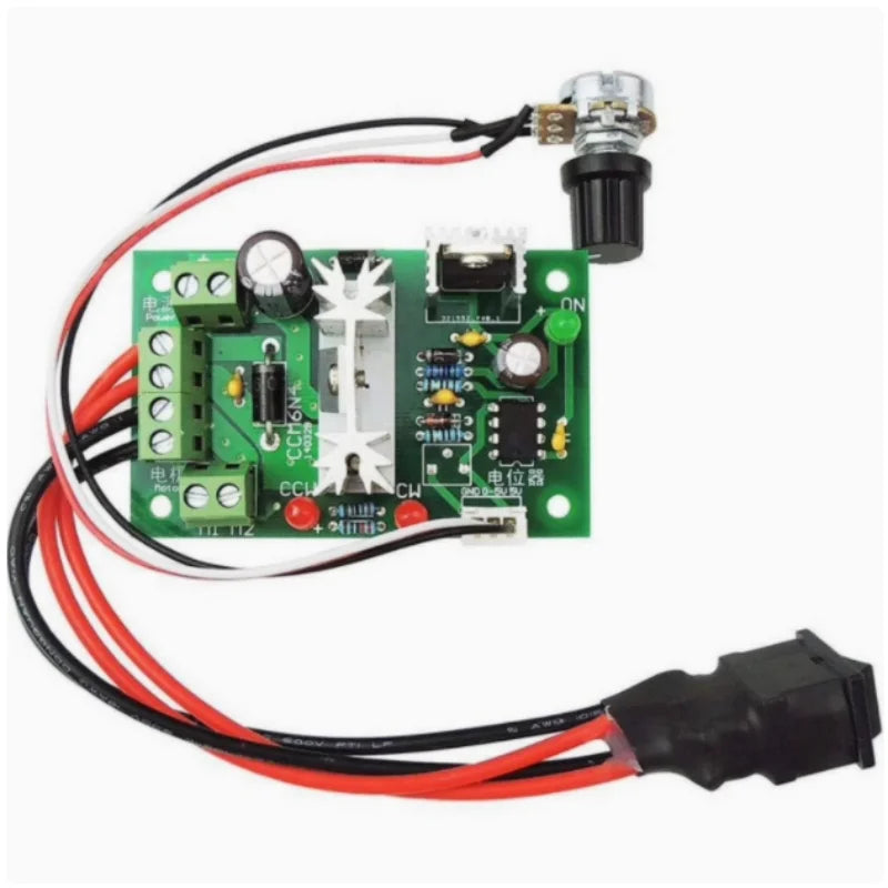 PWM DC Motor Speed Regulator 5A DC10V1V24V 24V Controller Forward Zpaxo Default Title