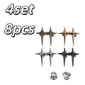 4 Sets Adjustable Star Buttons – Seamless Waist Tightener for Jeans, Pants & Skirts, No Tools Required Zpaxo 4set 8pcs