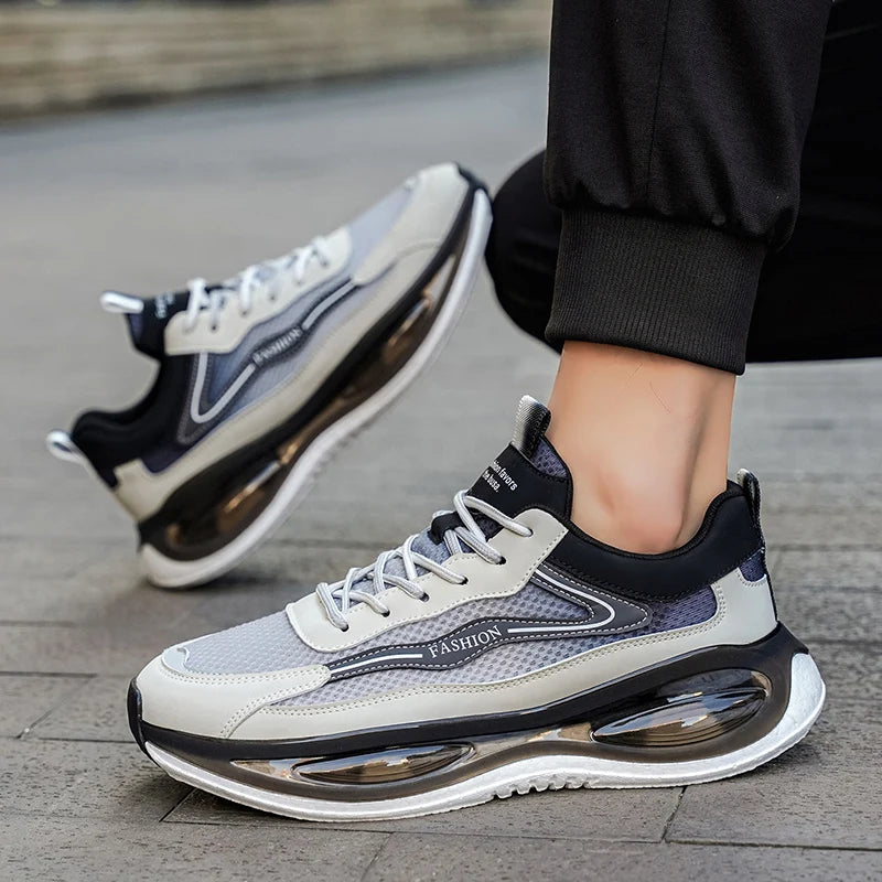 Men's Casual Sneakers Luxury Trainer Shoes Breathable Race Running