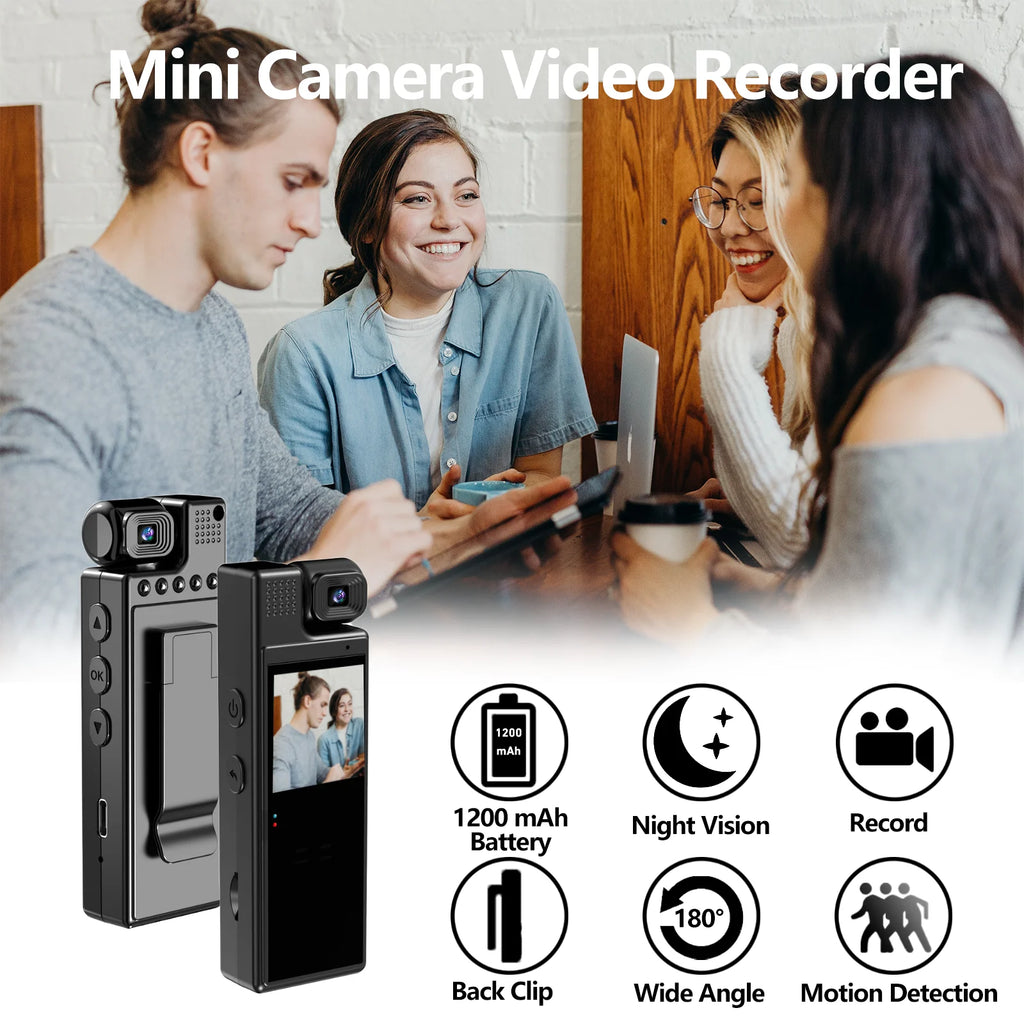 Mini Camera 1080P Wifi Screen Portable Digital Video Recorder Bodycam
