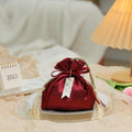 Velvet Drawstring Tassel Gift Bags – Wedding & Party Pouches