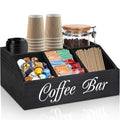 Boutique Coffee Storage Box Classic Wooden Multipurpose Organizer