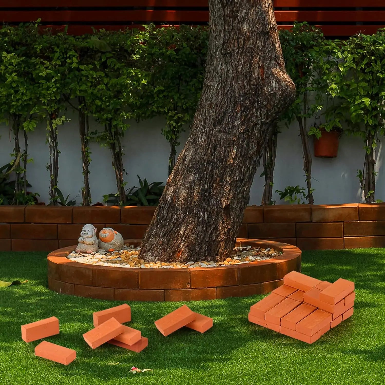 Mini Concrete Bricks DIY Set – Dollhouse & Landscape Models Miniature Building Set Zpaxo