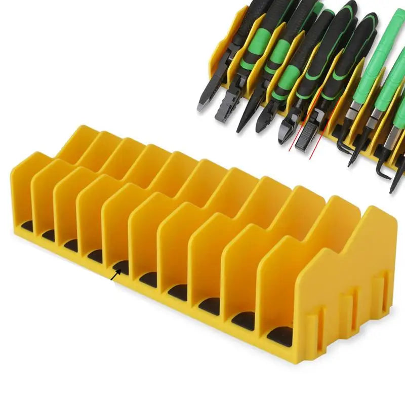 Plier Organizer Holder Cutter 10Slot Pliers Drawer Toolbox Storage