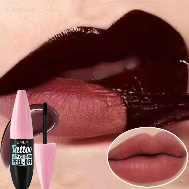 Liquid Peel-off Lip Gloss Waterproof Long-lasting Matte Pink Lipstick