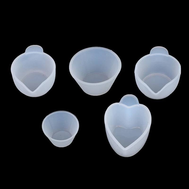 Silicone Resin Measuring Mixing Cup Stirrers DIY Jewelry Resin Glue Tool Cake Epoxy Resin Jewelry Making Kitchen Baking Tools Zpaxo