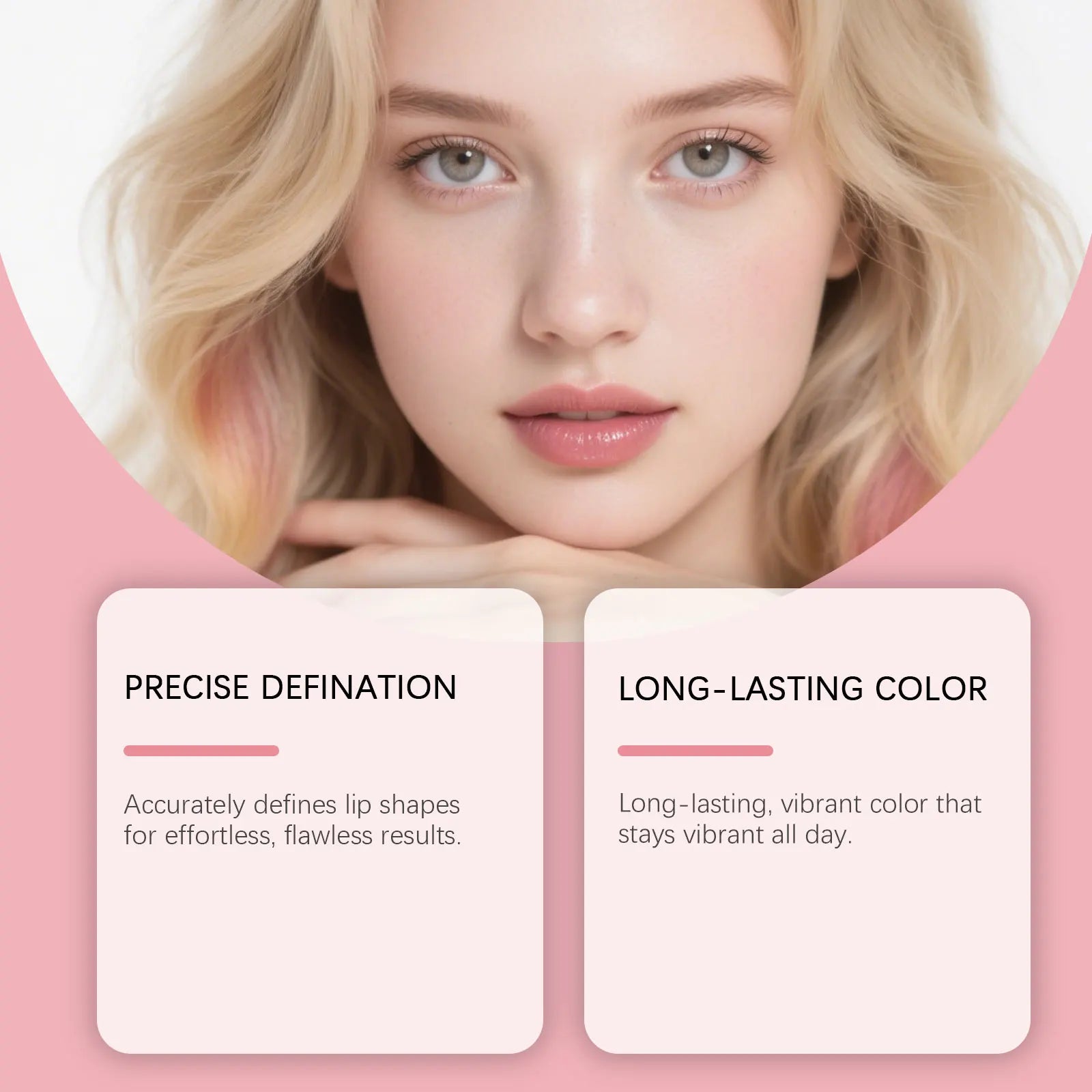Ouhoe Waterproof Matte Lip Liner Pencil – 6 Colors Long-Lasting Lip Liner Pencil Zpaxo