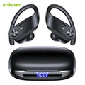 Sports Bluetooth Headphones Wireless TWS Earphones IPX7 Waterproof