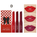 Matte Lipstick with Rich Colors, Moisturizing Lip Gloss, Easy-To-Apply Lip Glaze, Rotating Lipstick Pen, Three-Pack Lipstick Pens, Valentine's Day Gift Zpaxo D Dr84D