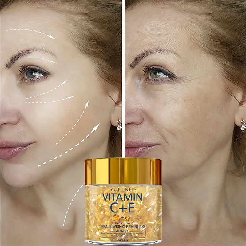 YUITIKUE Vitamin C & E Brightening Face Cream – 60g Moisturizer Brightening Face Cream Zpaxo