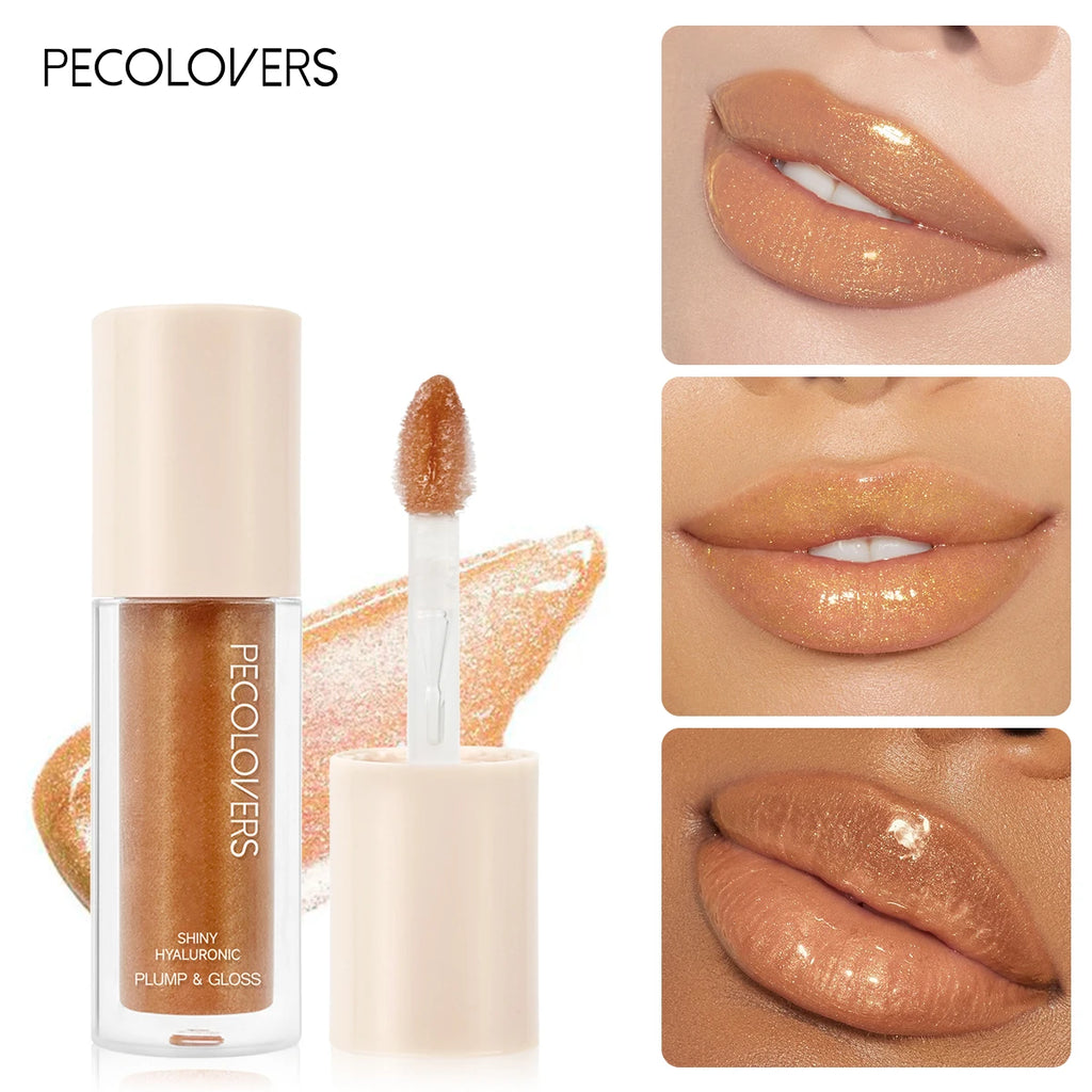 Long-Lasting Shine Plumping Lip Gloss Mirror Moisturizing Glitter Liquid Lipstick Nutritious Lip Liquid Makeup Zpaxo
