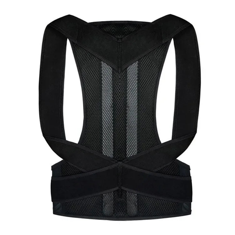 Male Female Adjustable Posture Corrector Corset Back Brace Belt Lumbar Support Straight Corrector Breathable Back Support S-XXXL Zpaxo M