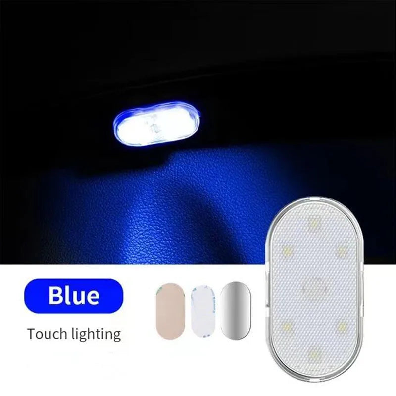 Rechargeable Magnetic Touch Light Hand Car Roof Magnets Ceiling Lamp Zpaxo blue light China Mainland