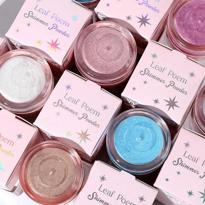 Pearlescent Glitter Fine Powder Multi-use Hair Body Face Highlighter
