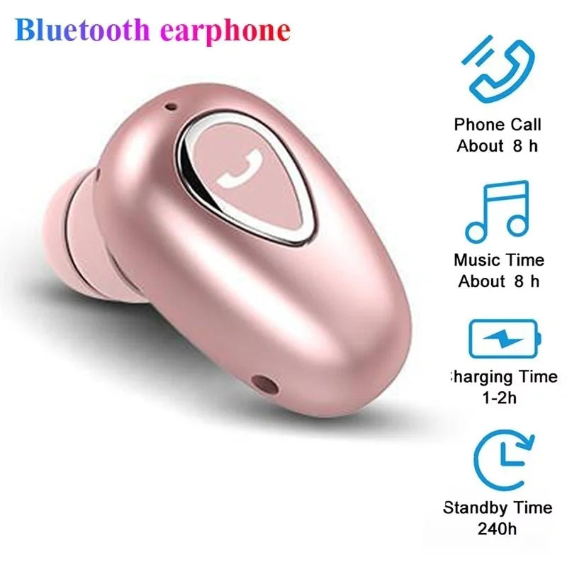 Mini Earphones Wireless Bluetooth 5 0 Headphones Hands Sports In-ear