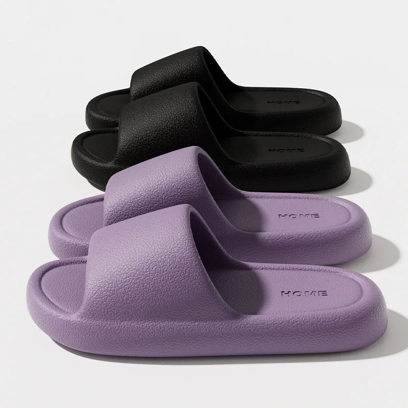 Soft Sole EVA Home Slippers Women Thick Platform Bathroom Slides