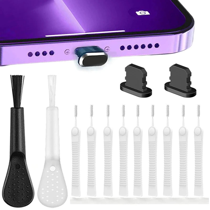 Cleaning Brush Dust Plug Iphone Charging Port Shower Keyboard Tools Zpaxo