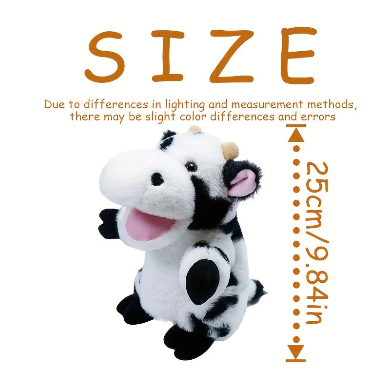 Animal Hand Puppets Kids Working Mouth Toddler Plush Toy Show Theater