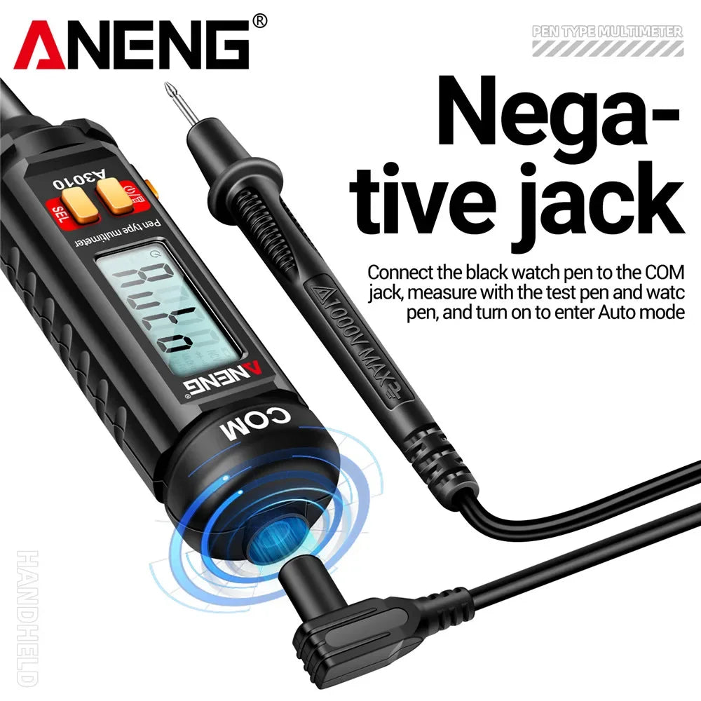 ANENG A3010 Pen-type Multimeter Meter Auto Range Tester LCD