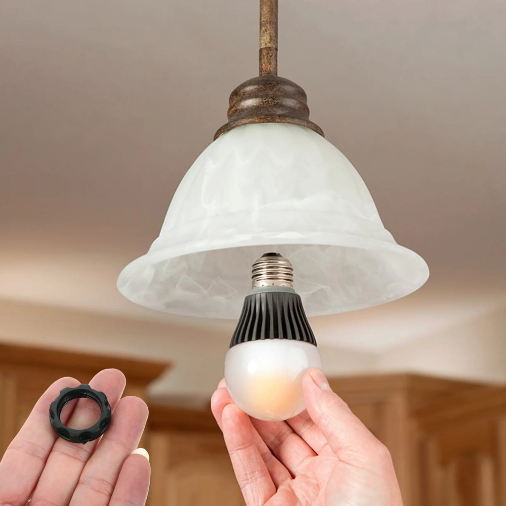 Lamp Holder Fixing Ring E12 Plastic Light Circle Chandelier Fitting