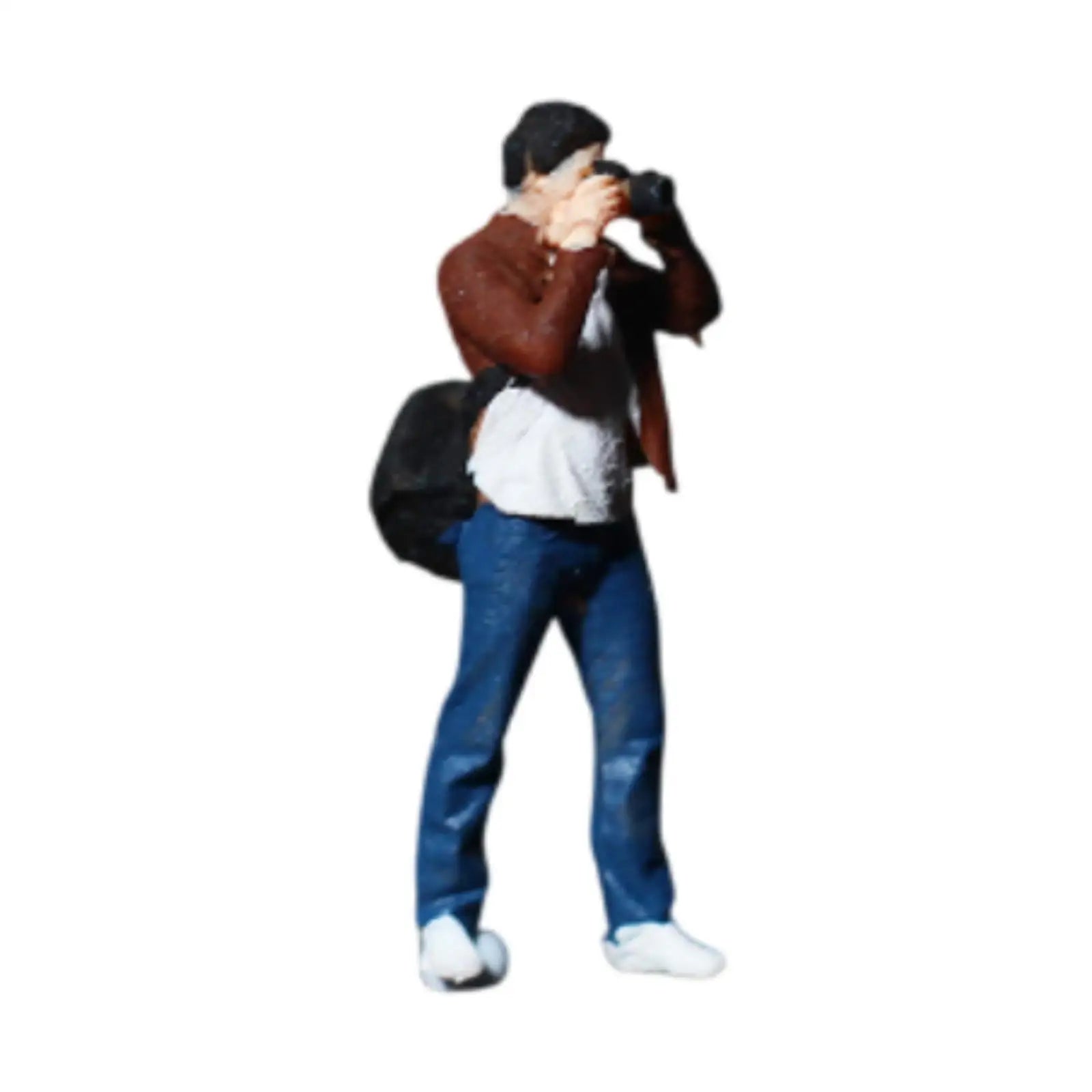 1/64 Scale Hand Painted Miniature People Figurines for Diorama Miniature Figurines Zpaxo Photographer