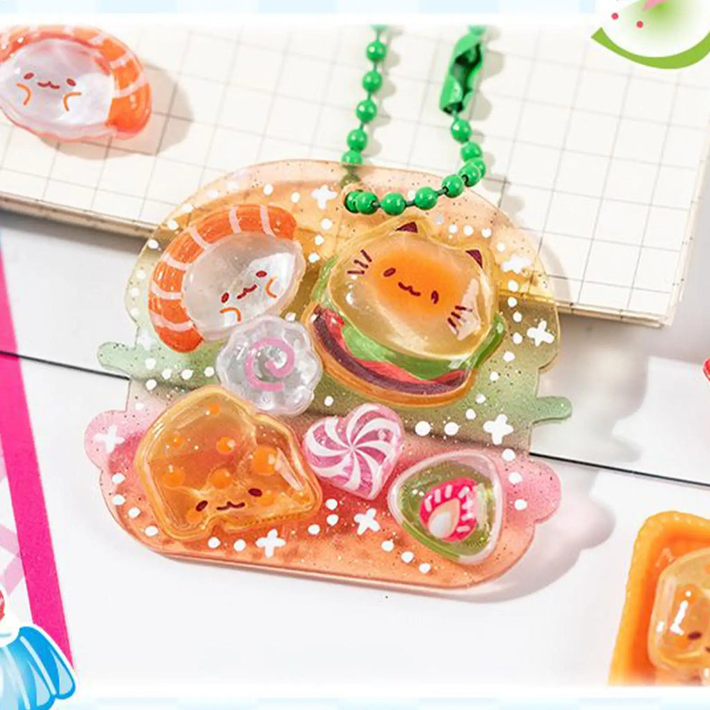 3D Stickers for Kids Foods Theme Sushi Decals 3D Puff Sticker for Laptops Phone Case Party Birthday Classroom Reward Prizes Zpaxo