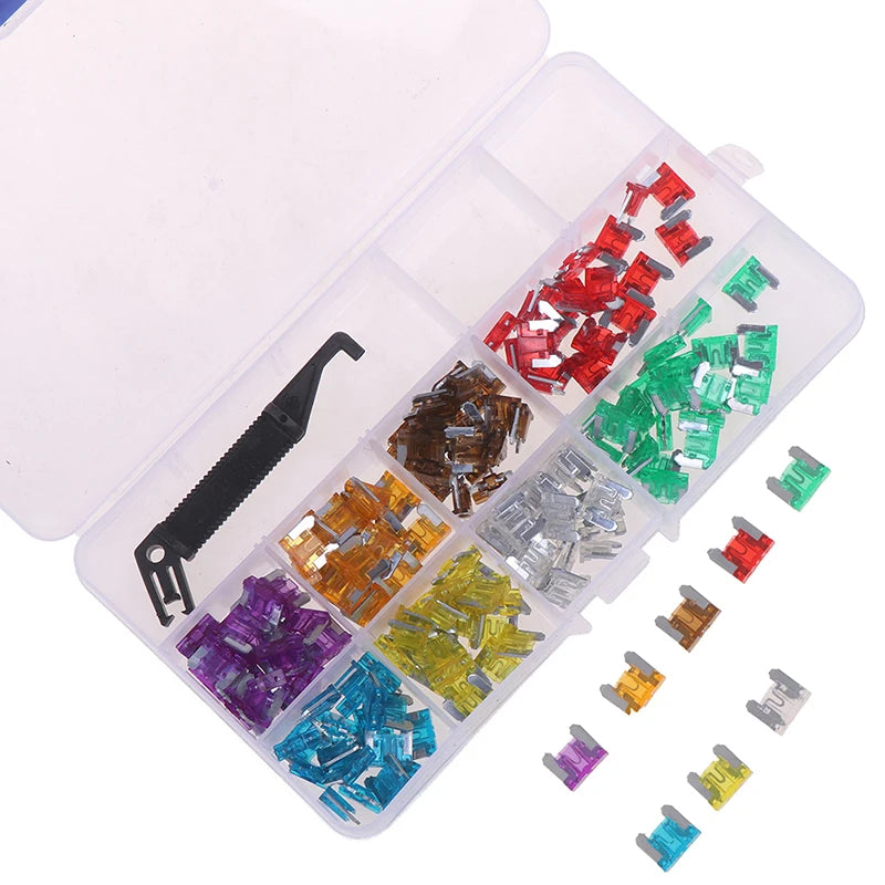 Car Blade Fuses Assortment Automotive Replacement Low Profile Mini